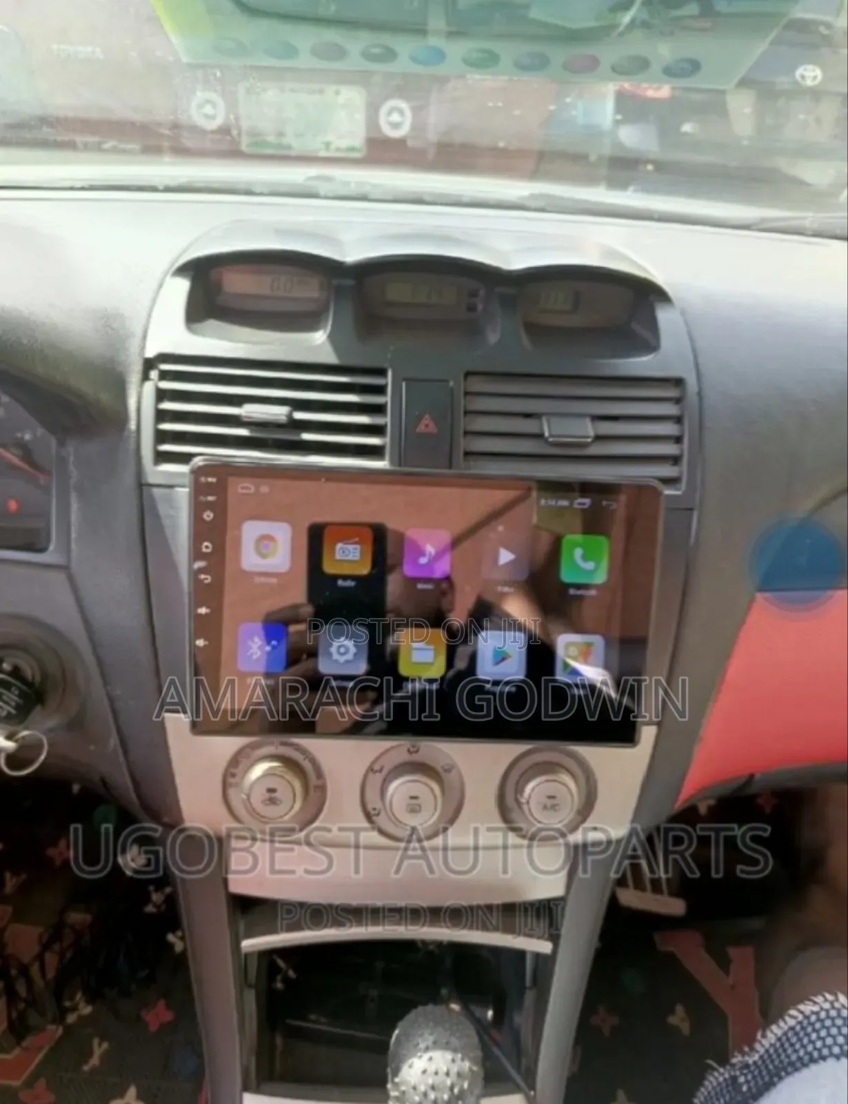 Toyota Solara Android Navigation Screen