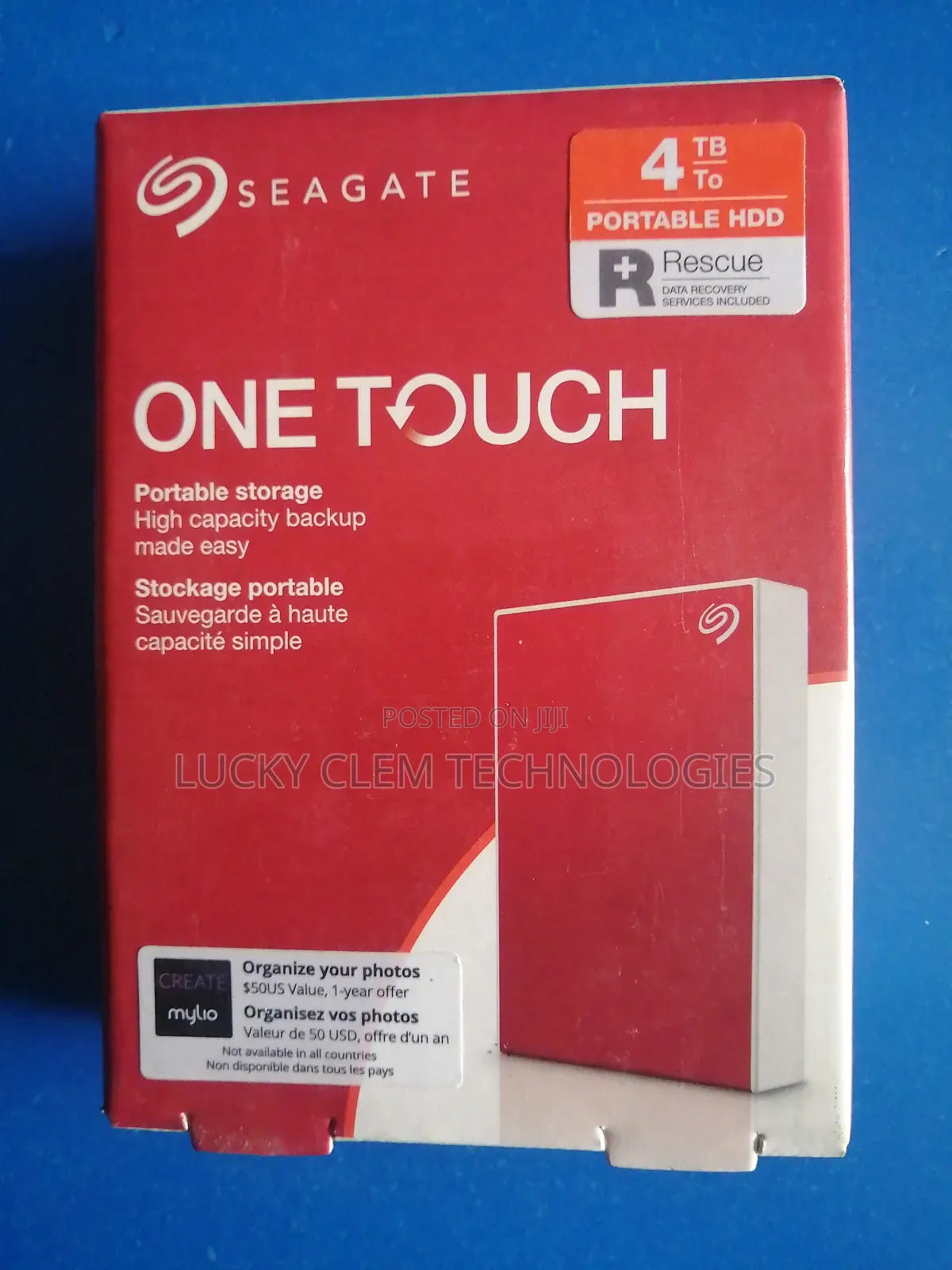 Seagate One Touch 4tb External HDD