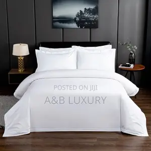 Pure America White Cotton Bedsheets + Duvet Set