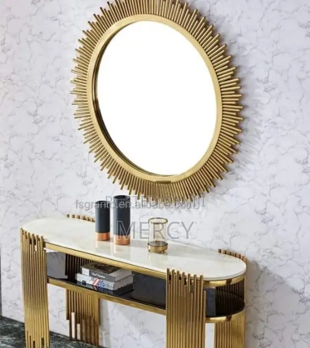 Console Mirror and Table