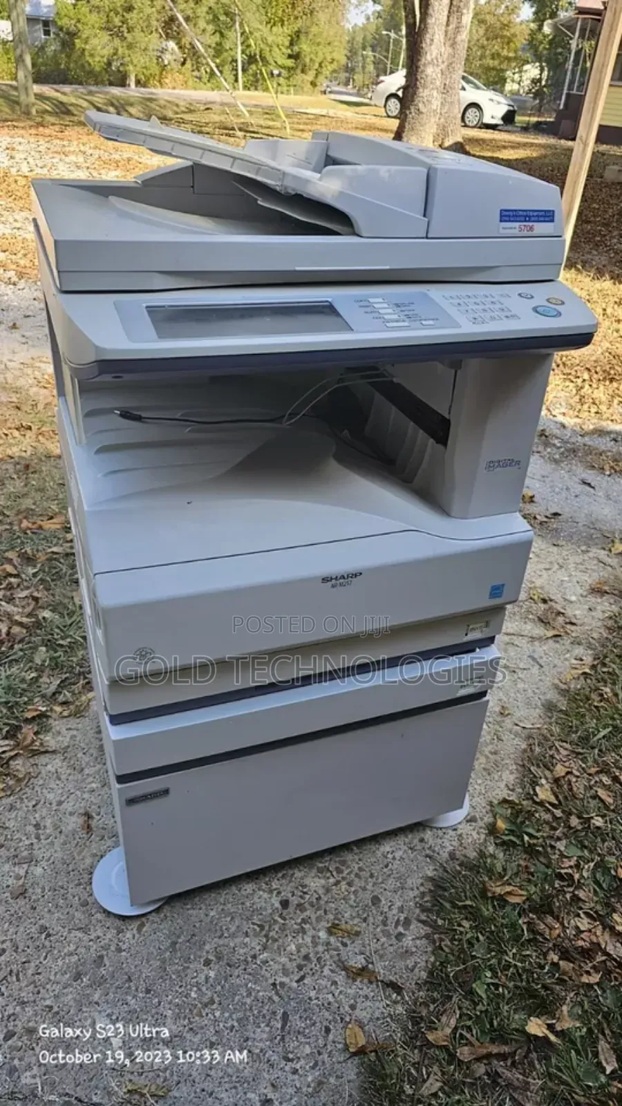 Sharp A3 Size Duplex 2side Copier 3in1 Ar M202 Black N White