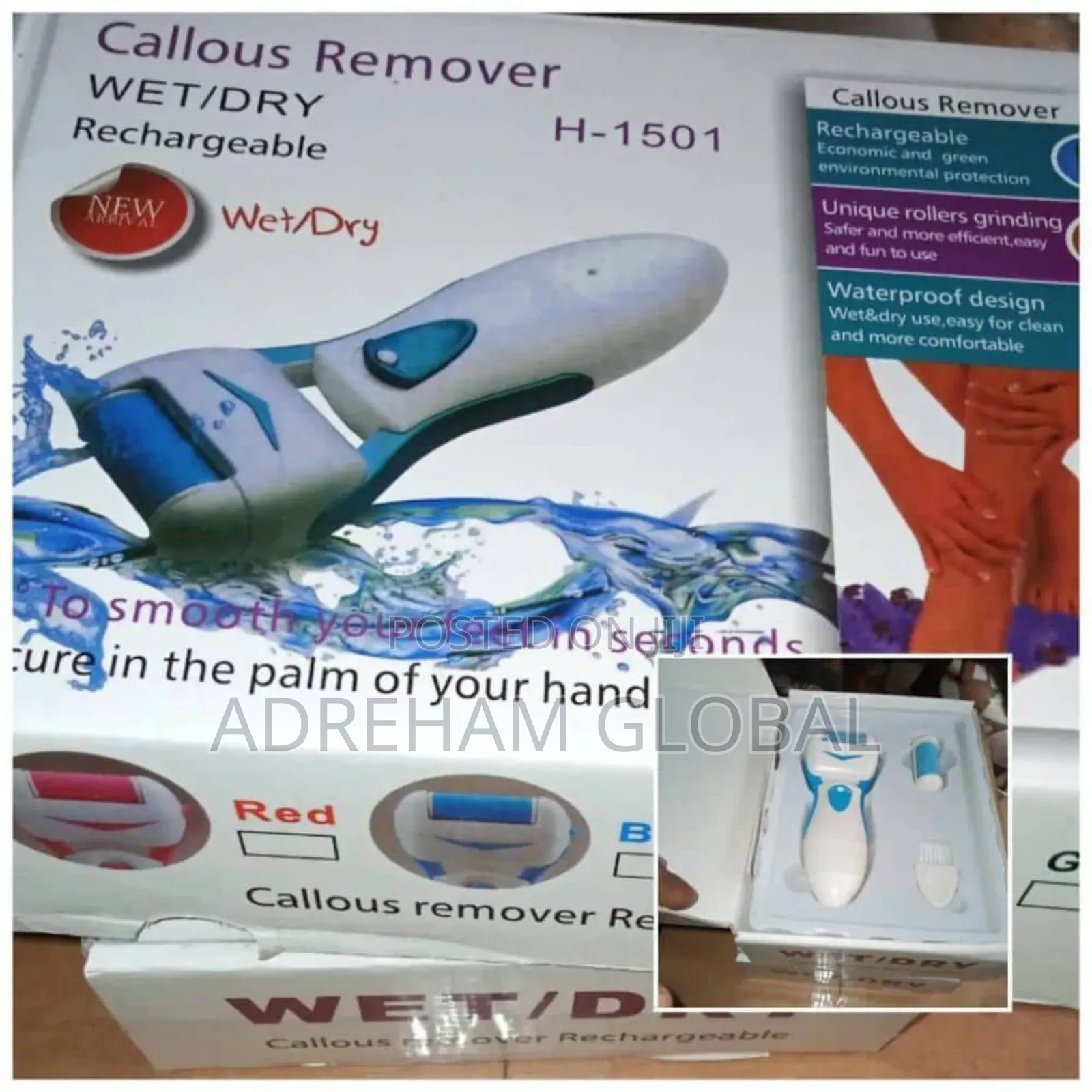 Rechargeable Wet/Dry Callous Removal