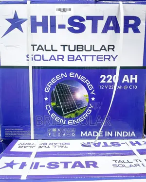 12v-220ah Hi-Star Solar Tubular Battery
