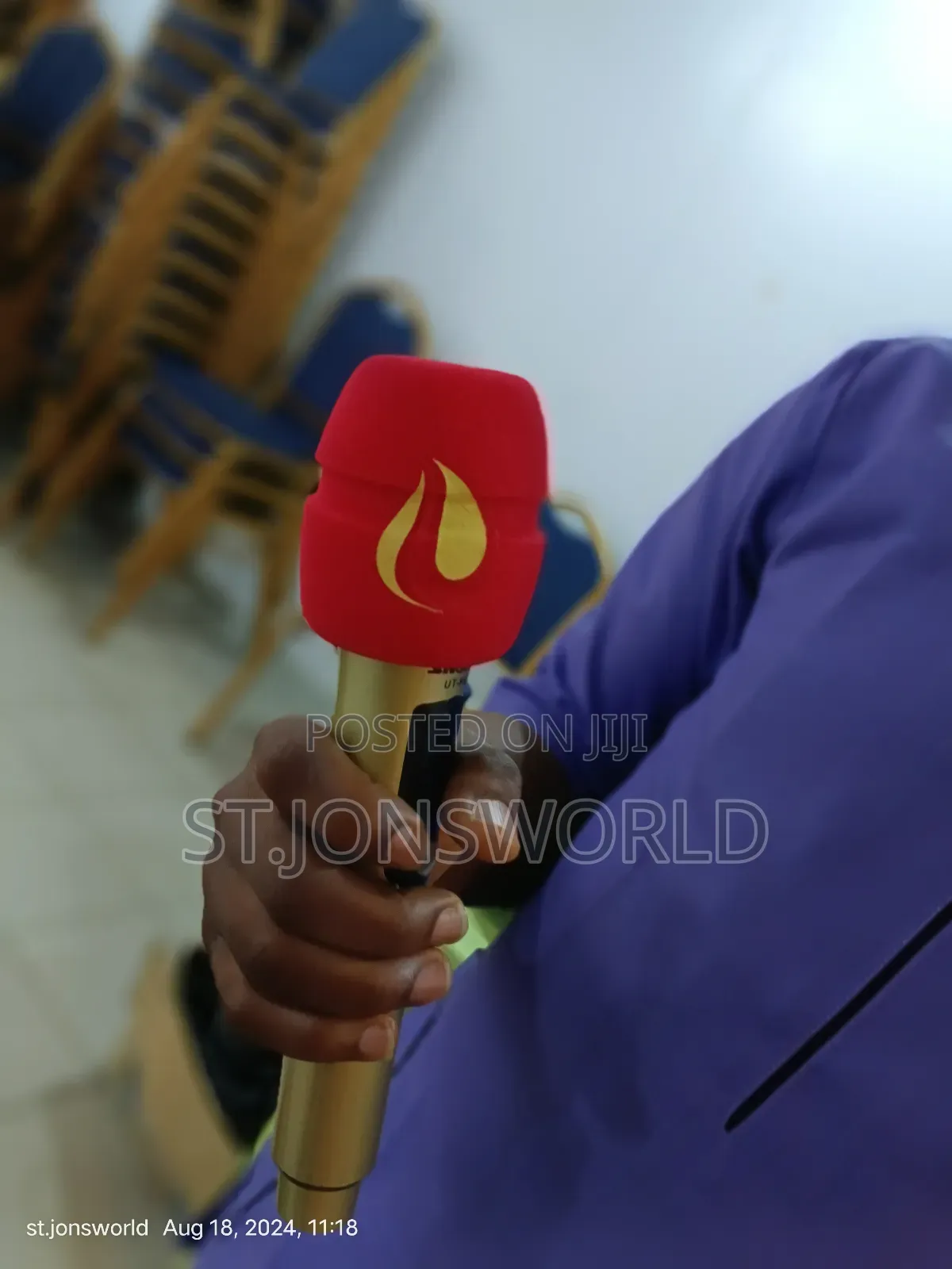 Branded Microphone Cover