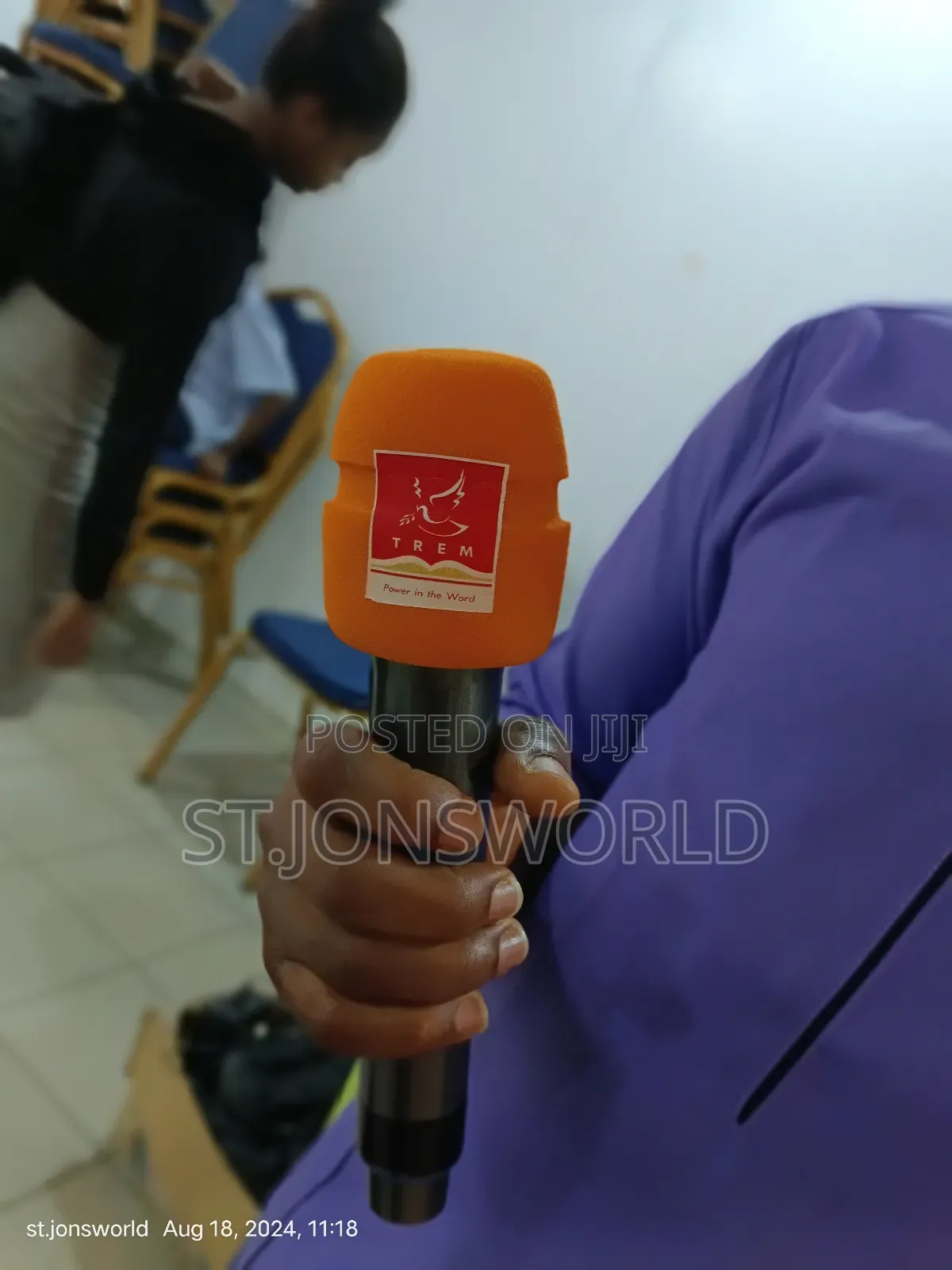 Branded Microphone Cover
