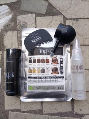 Toppik Black Hair Fiber, Milky Holding Spray Applicator