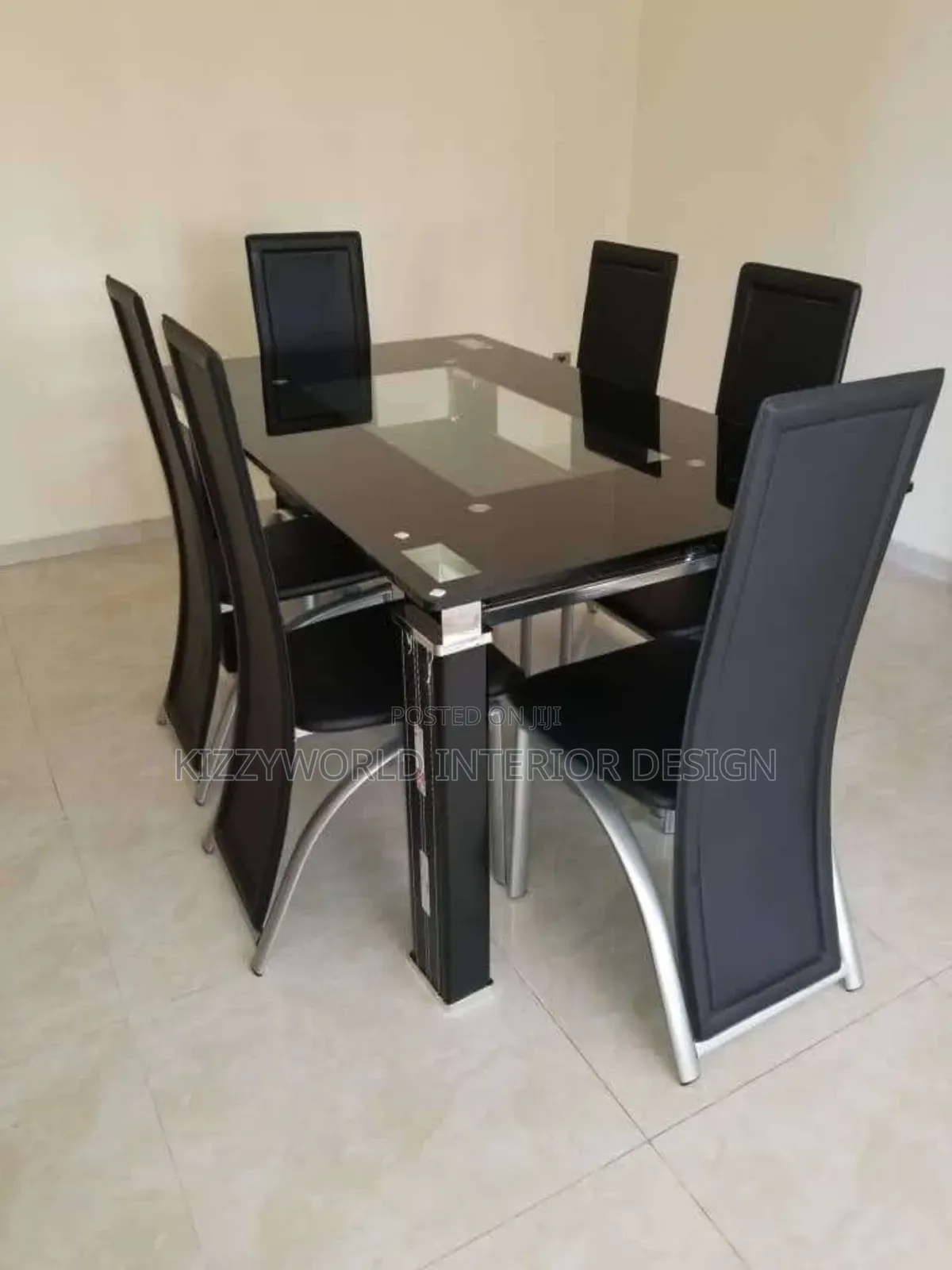 Glass Dining Table Set