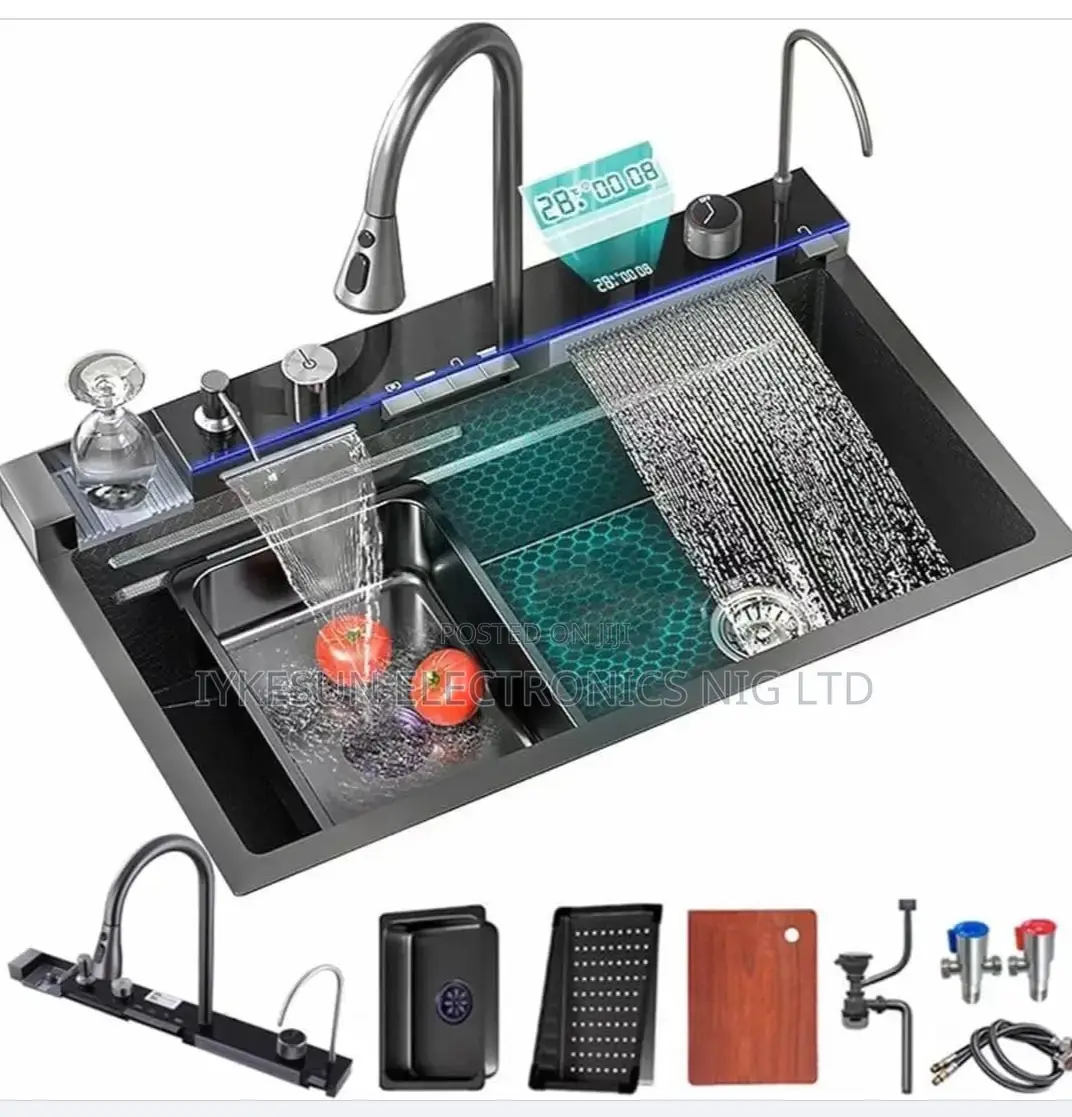 Original Multipurpose Handmade Kitchen Sink Digital Display