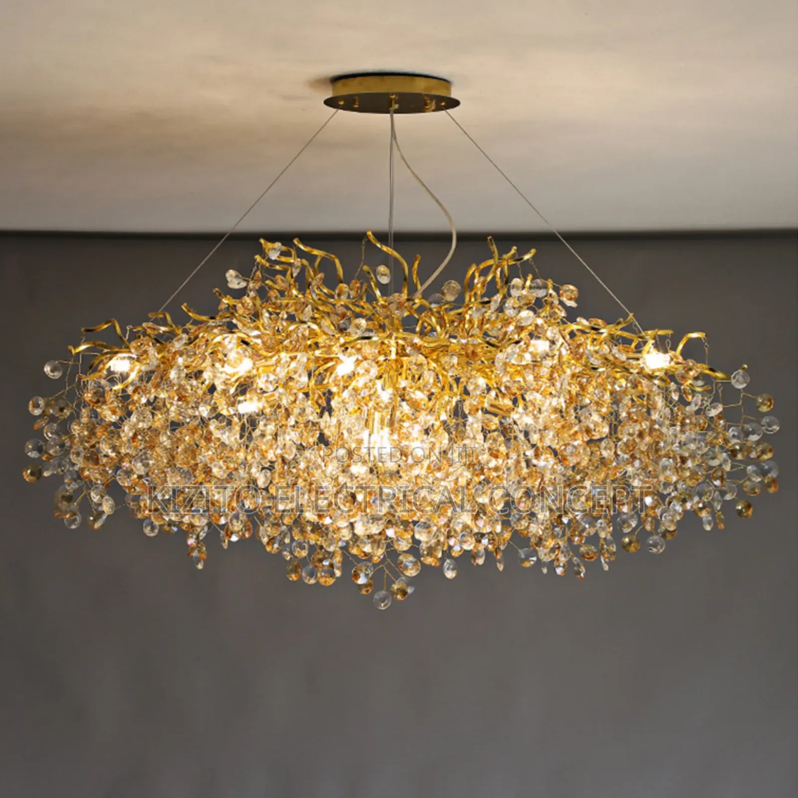 600mm Post Modern Branched Flower Chandalier