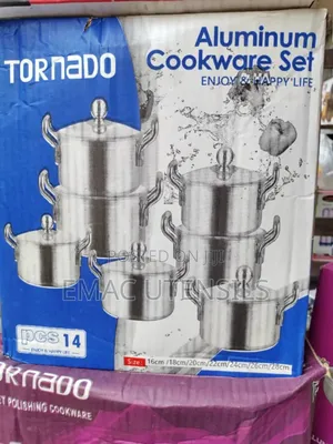 Tornado 14pcs Aluminum Pot