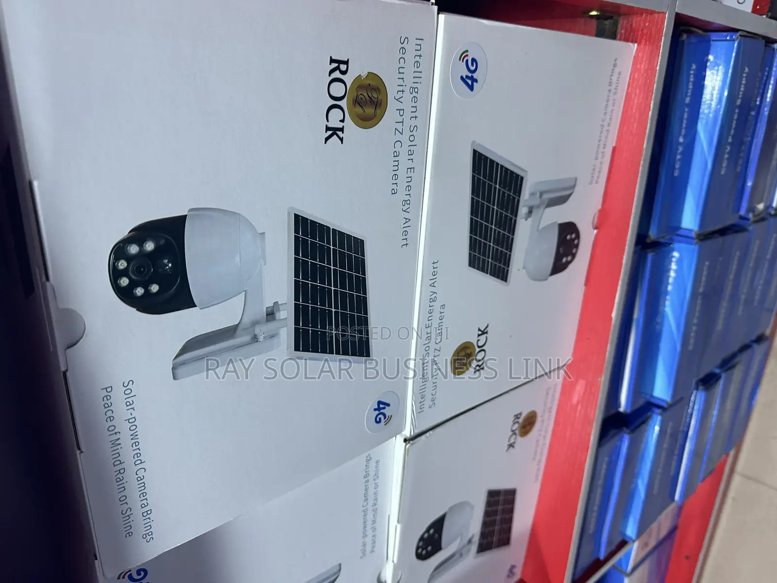 Solar PTZ CCTV Camera
