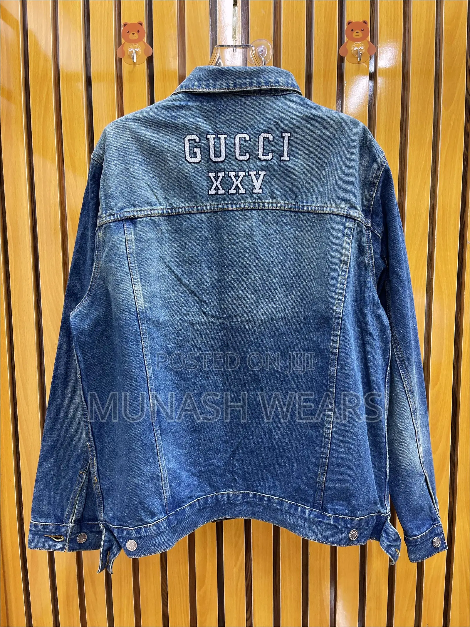 Luxury Gucci Jean Jacket