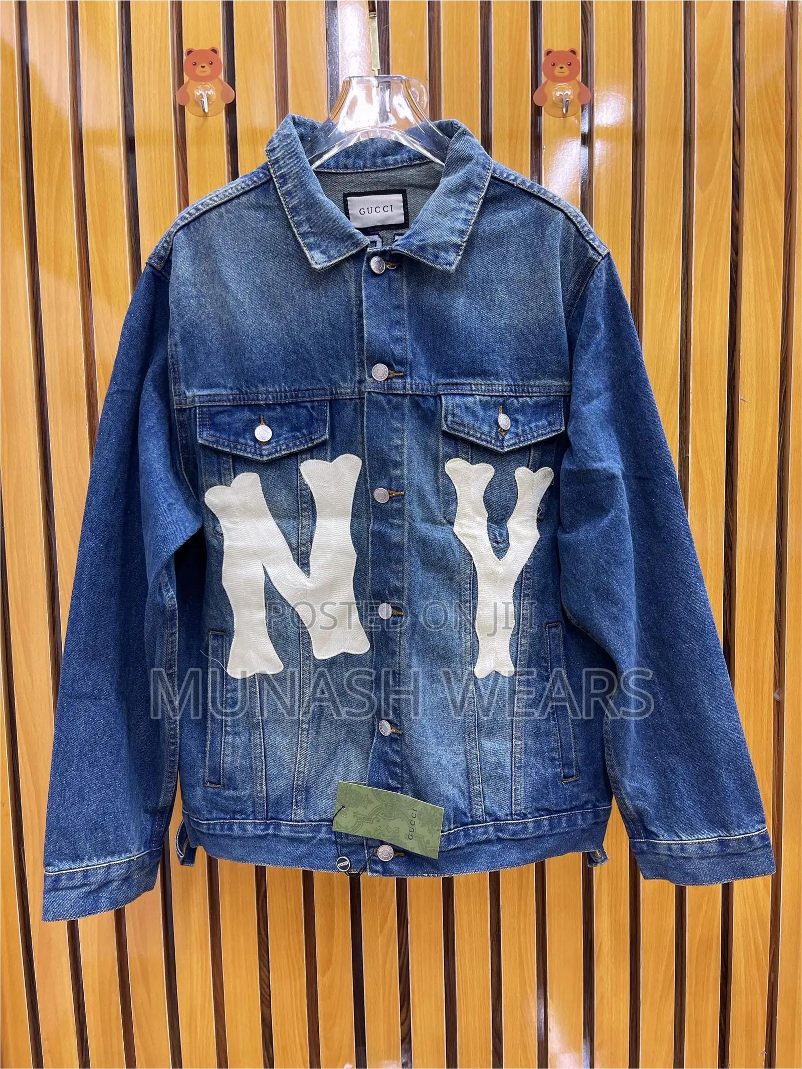 Luxury Gucci Jean Jacket