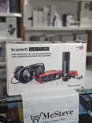 Photo - Focusrite Scarlett Solo Studio Audio Interface Combo