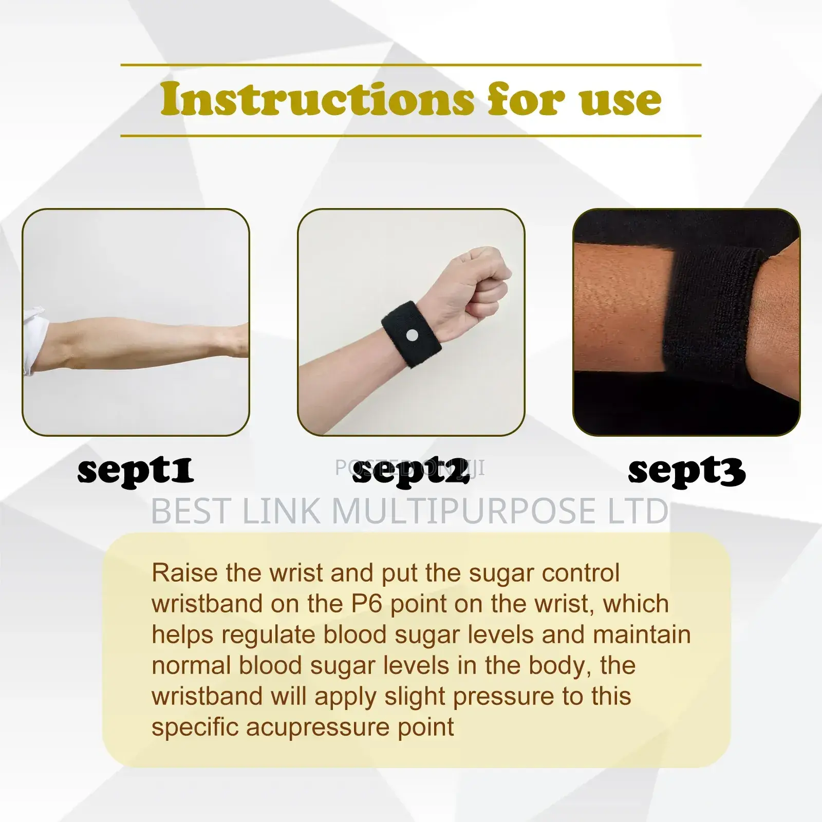 Sugar Control Wristband