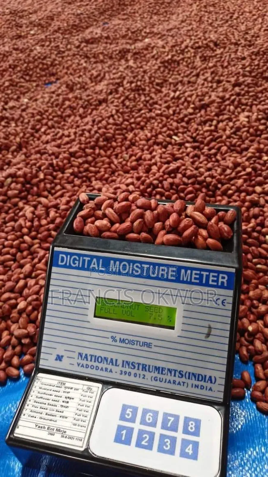 Groundnut Moisture Meter