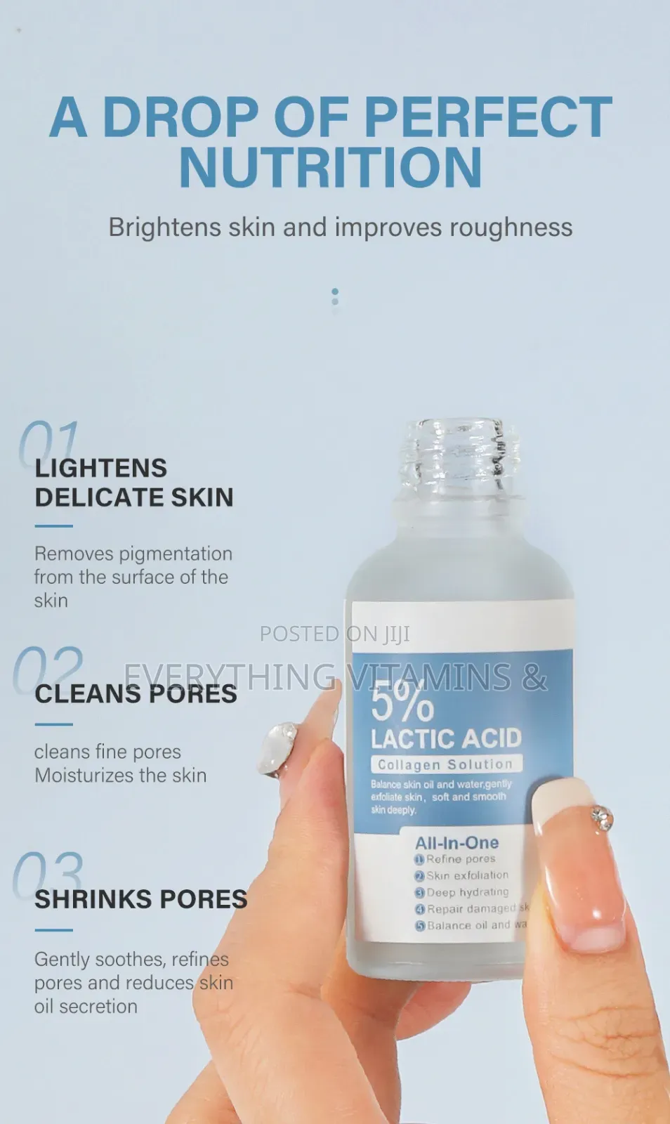 5% Lactic Acid Collagen Solution