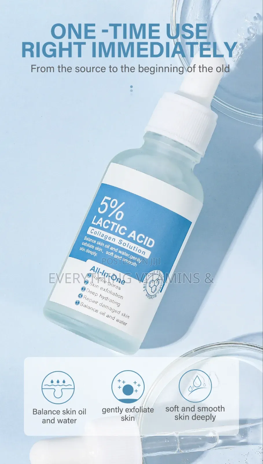5% Lactic Acid Collagen Solution