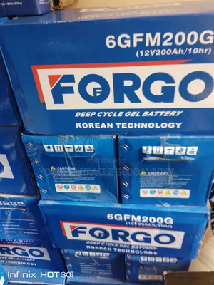 Original 200ah/12v Deep Cycle Forgo Battery