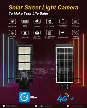 300watts Solar Street Light Camera
