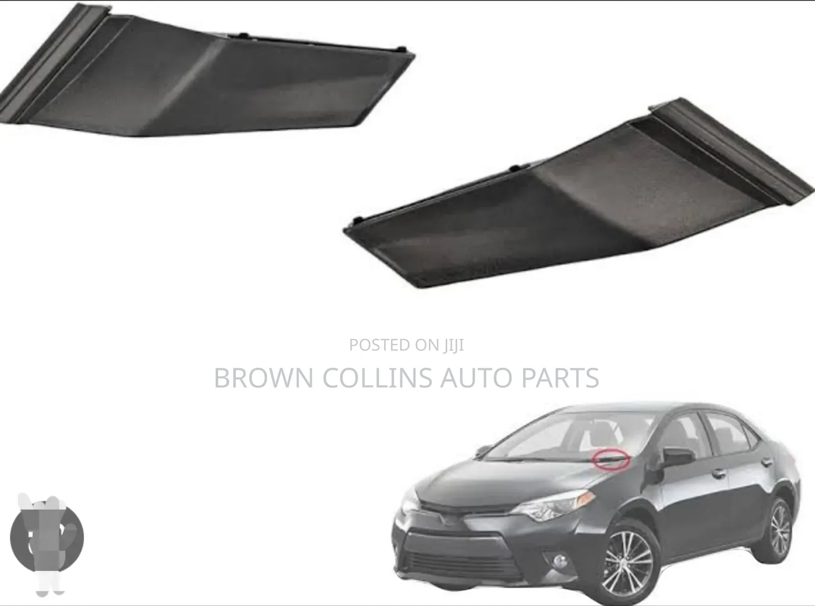 Wiper Plastic Ends Corolla 2014-2018