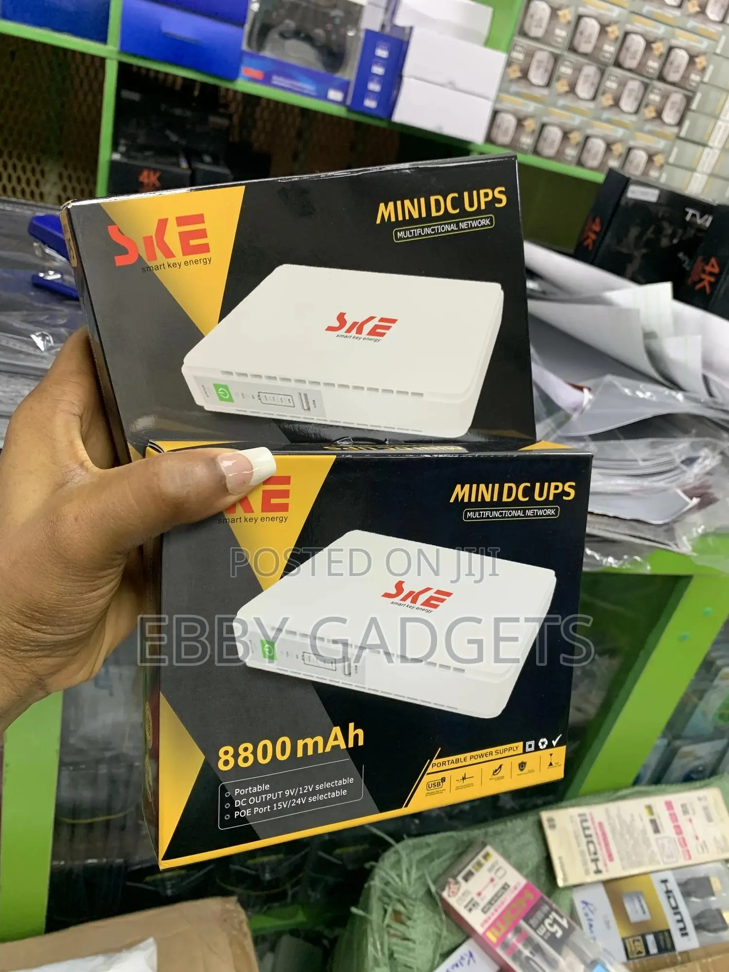 Ske Mini Dc Ups Multifunctional Network 10000 Mah Poe-632e