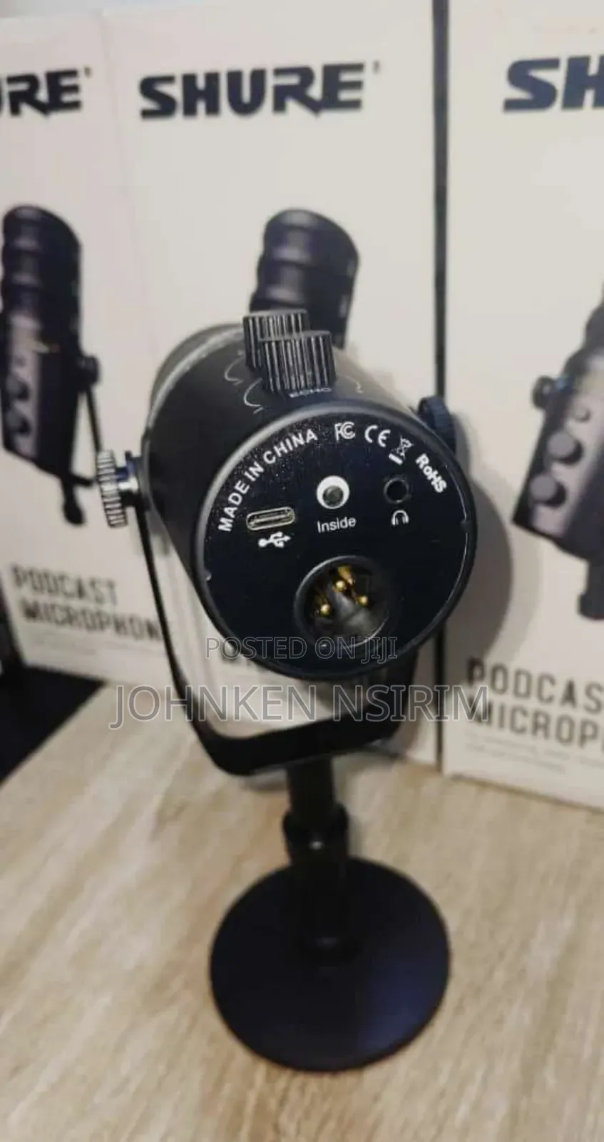 Original Shure Postcast Studio Microphone