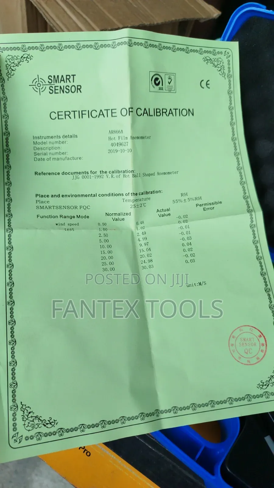 Hot Film Anamometer