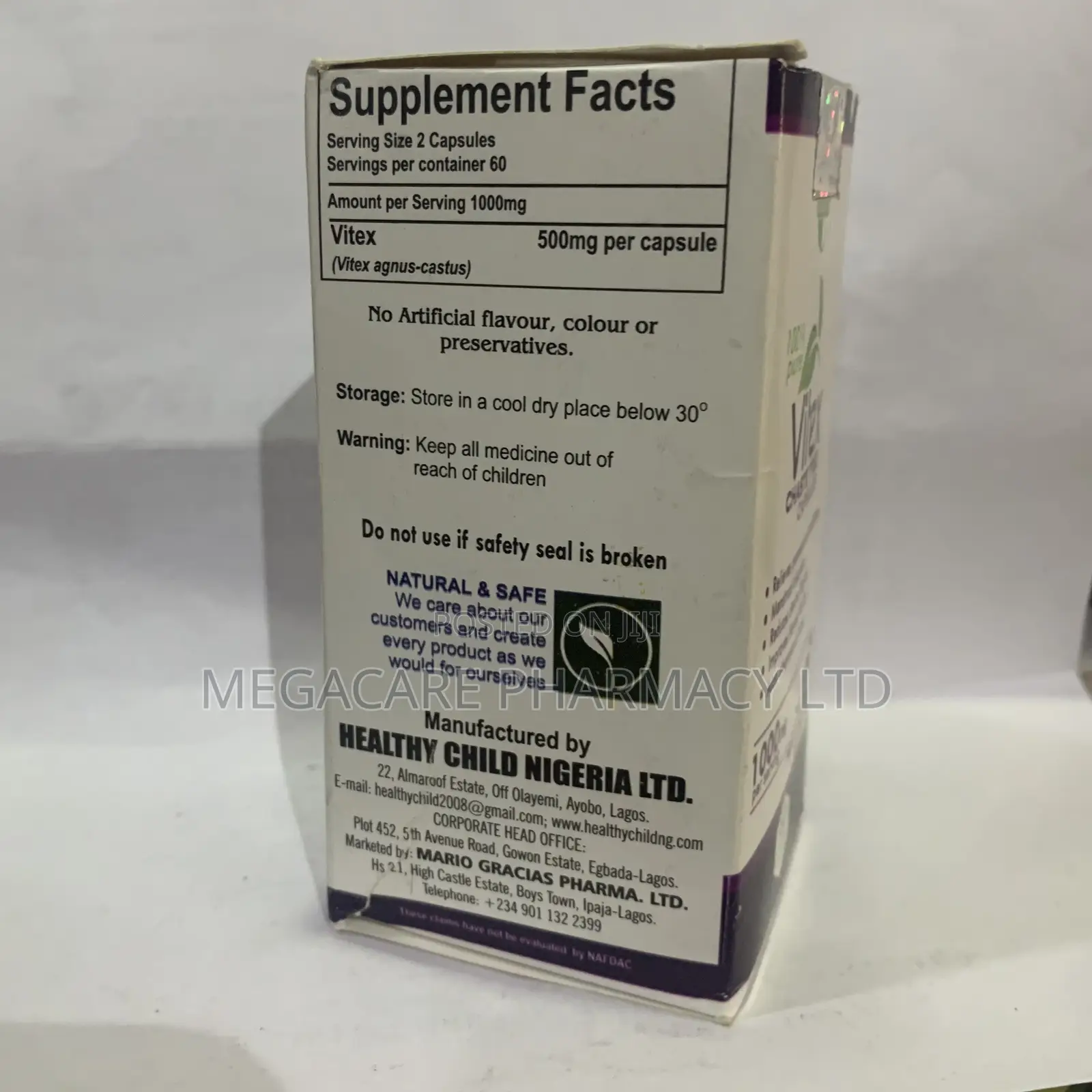 Healthy Vitex Chaste Tree Capsules