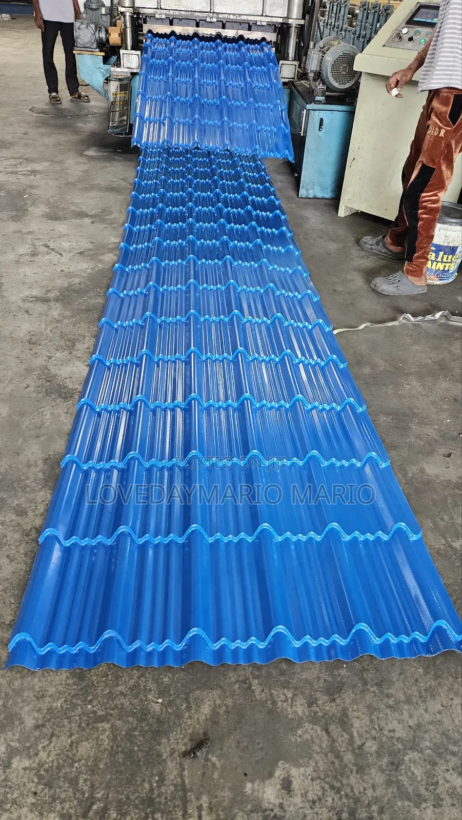 Step Tiles Roofing 0.50mm Deep Blue