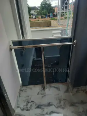 Dark Grey Railings Balcony