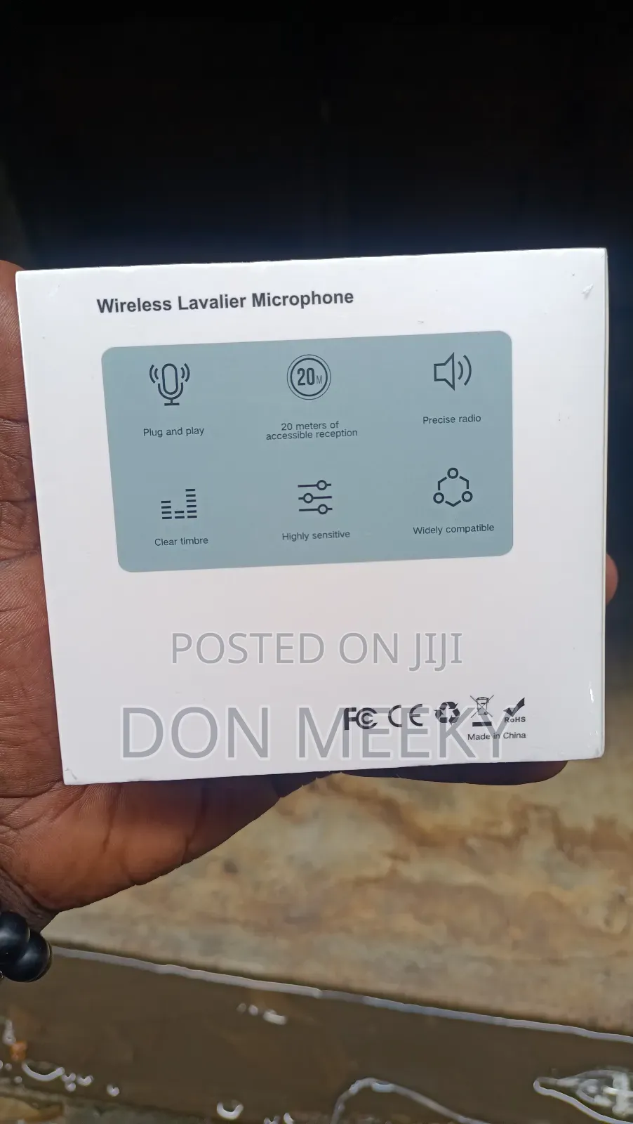 3in1 Wireless Lavalier Double Microphone