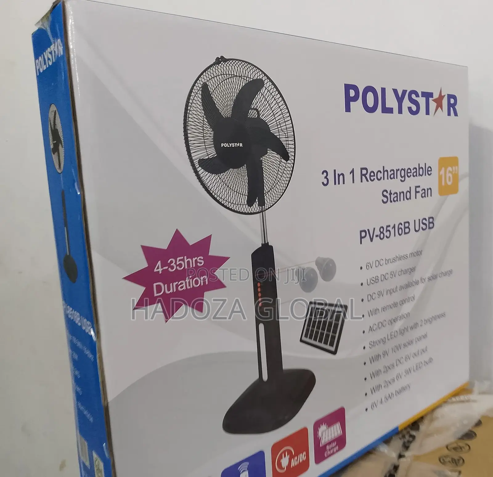 The Excellent Polystar 16" Rechargeable Available Now
