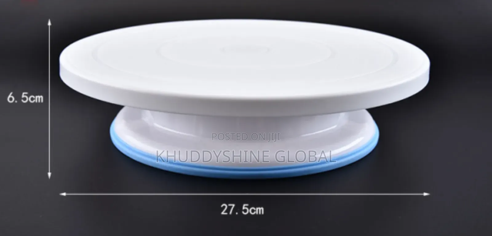 6 Sets Plastic Cake Turntable Rotating Cake Plastic Knife