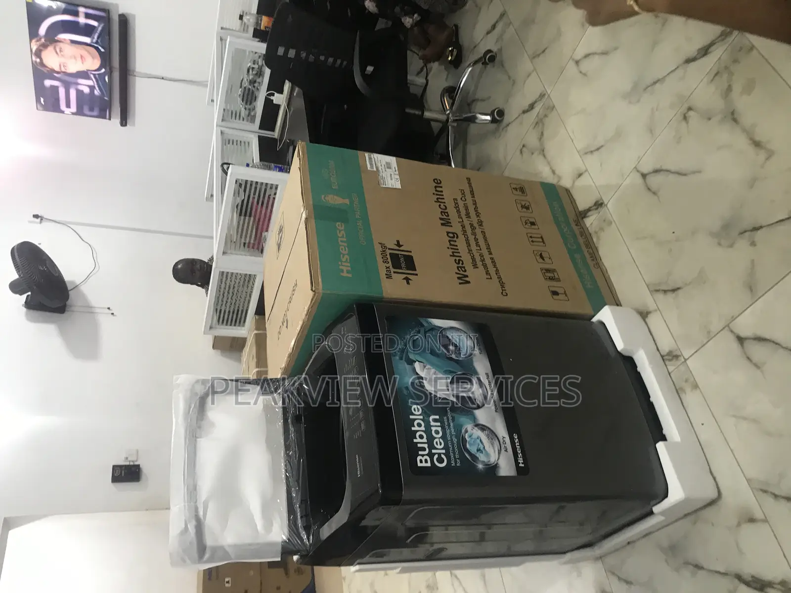 Efficient Top_loader 8kg Hisense Automatic WM - WTJA802T
