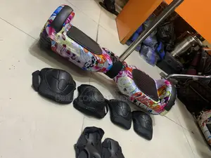 Fun Hoverboard With Bluetooth + Knee and Elbow Guard