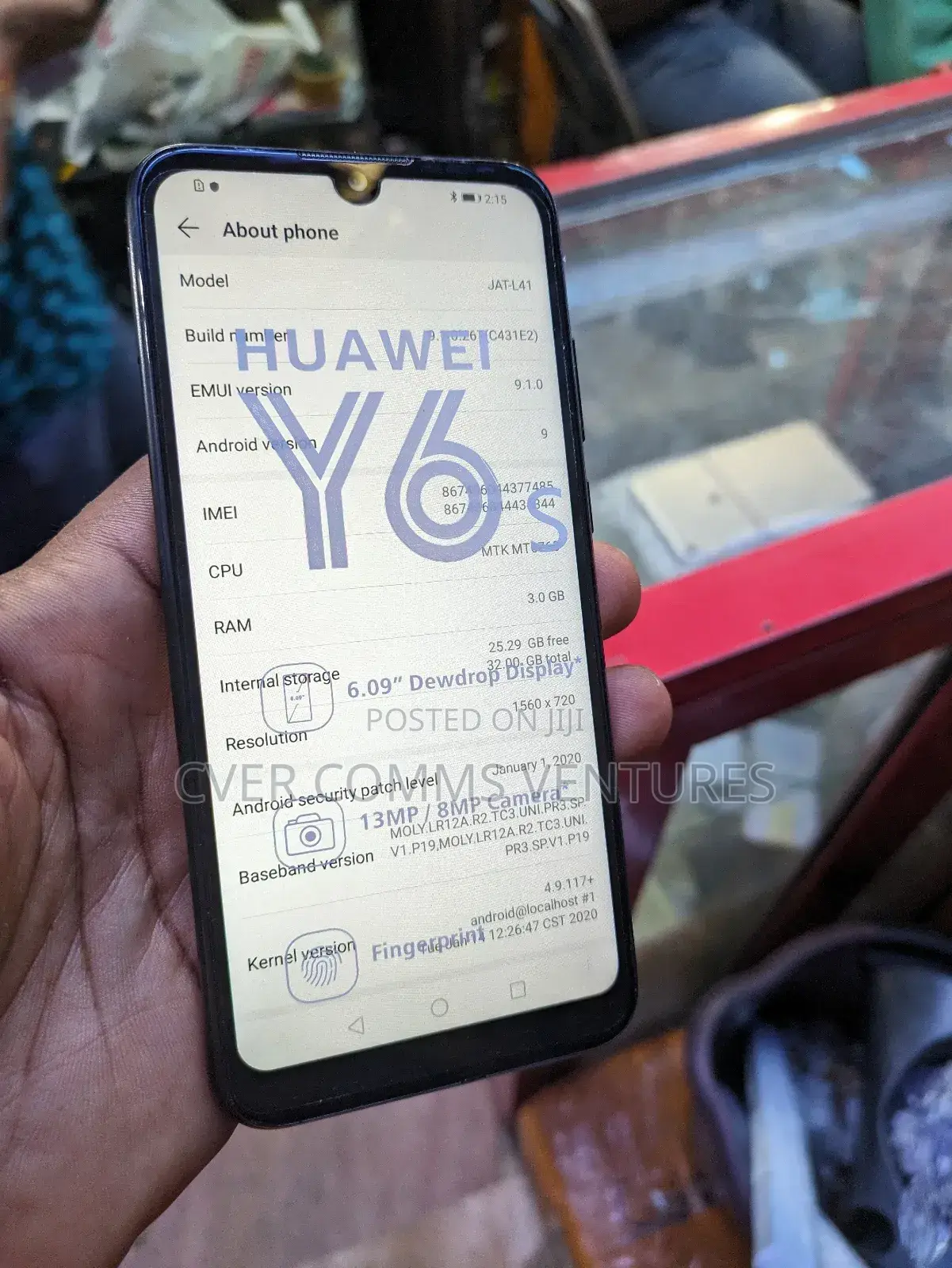 Huawei Y6s 32 GB Black