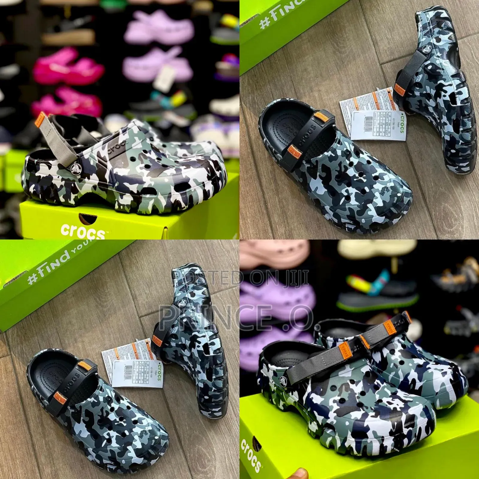 Army Painted Crocs
