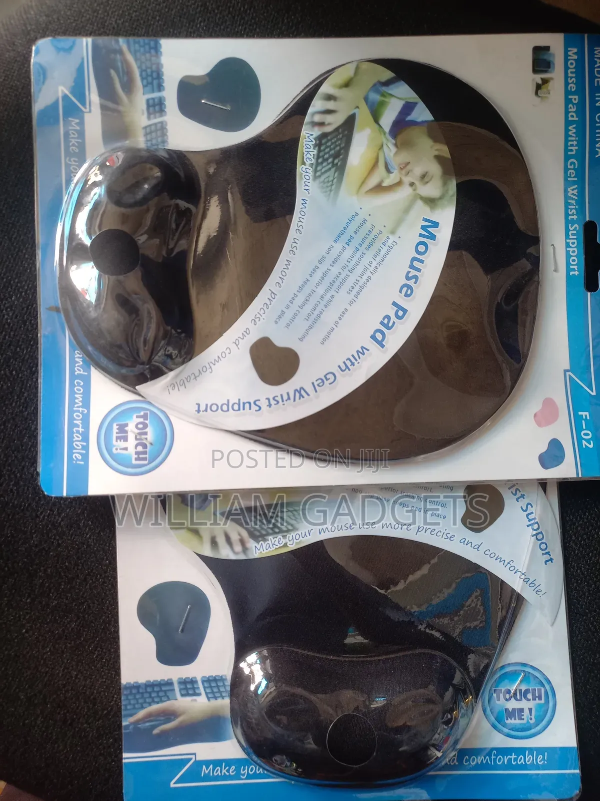 Mouse Pad With Gel Wrist Unbranded