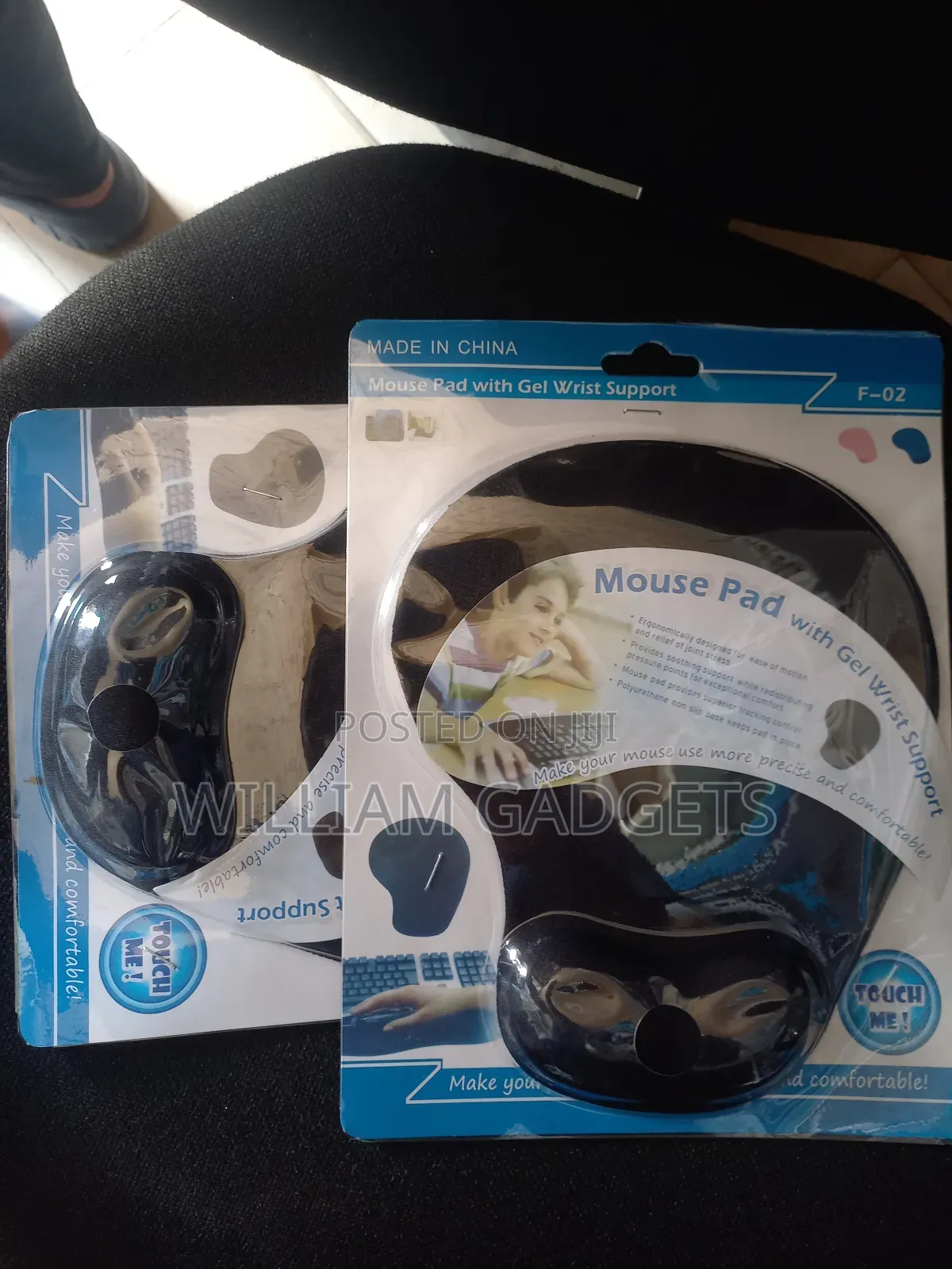 Mouse Pad With Gel Wrist Unbranded