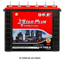 Starplus Tubular Battery 12v/220ah With 2 Years Warranty