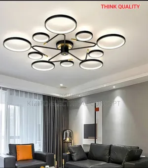 LED Multiple Ring Minimalistic Ceiling Fixture