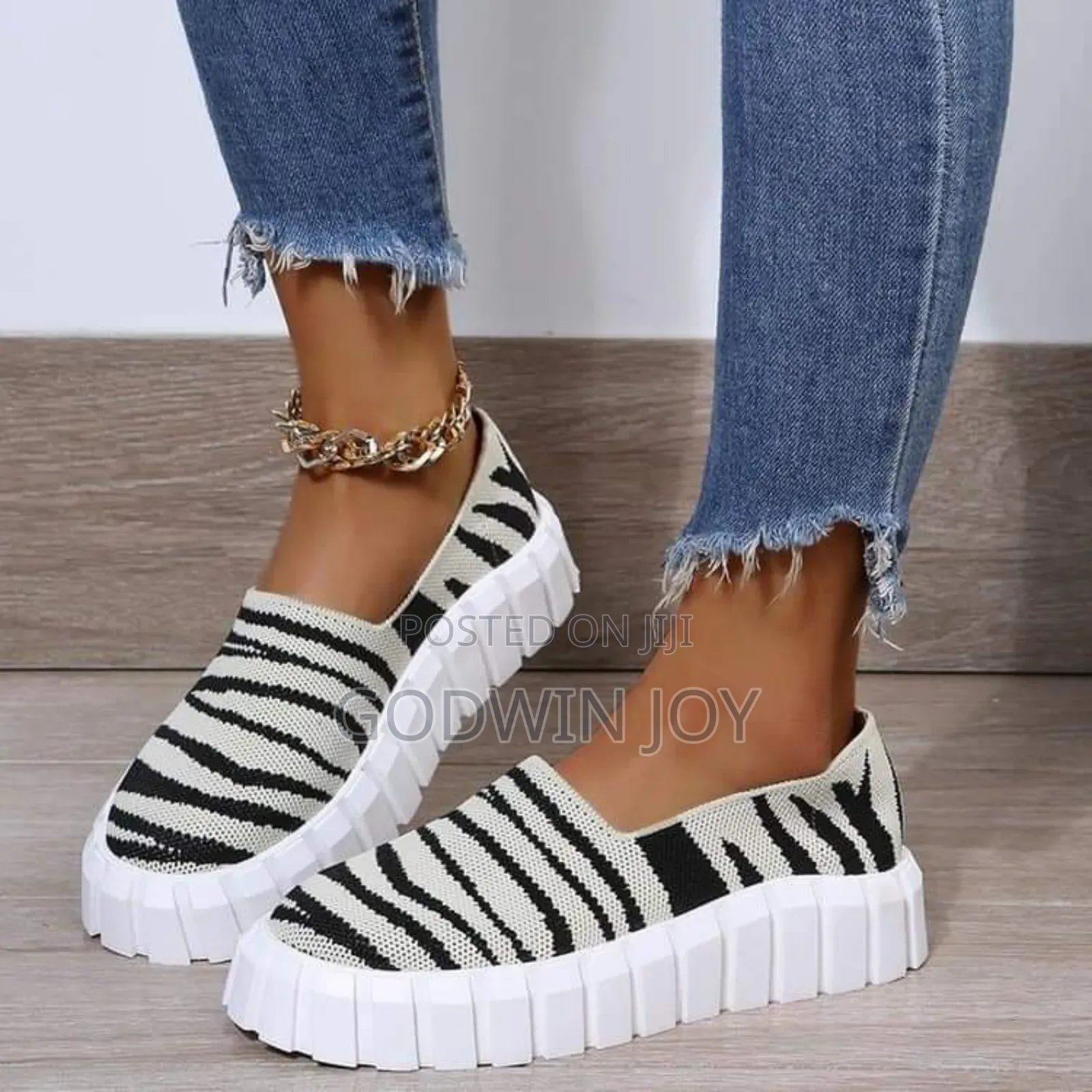Ladies High Sole Sneakers