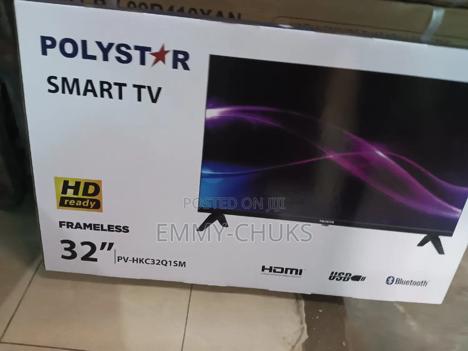 Polystar Frameless 32 Inches Smart Tv
