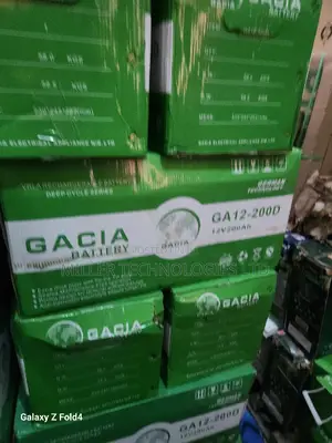 Gacia Dry Cell 200ah 12V Strong and Reliable