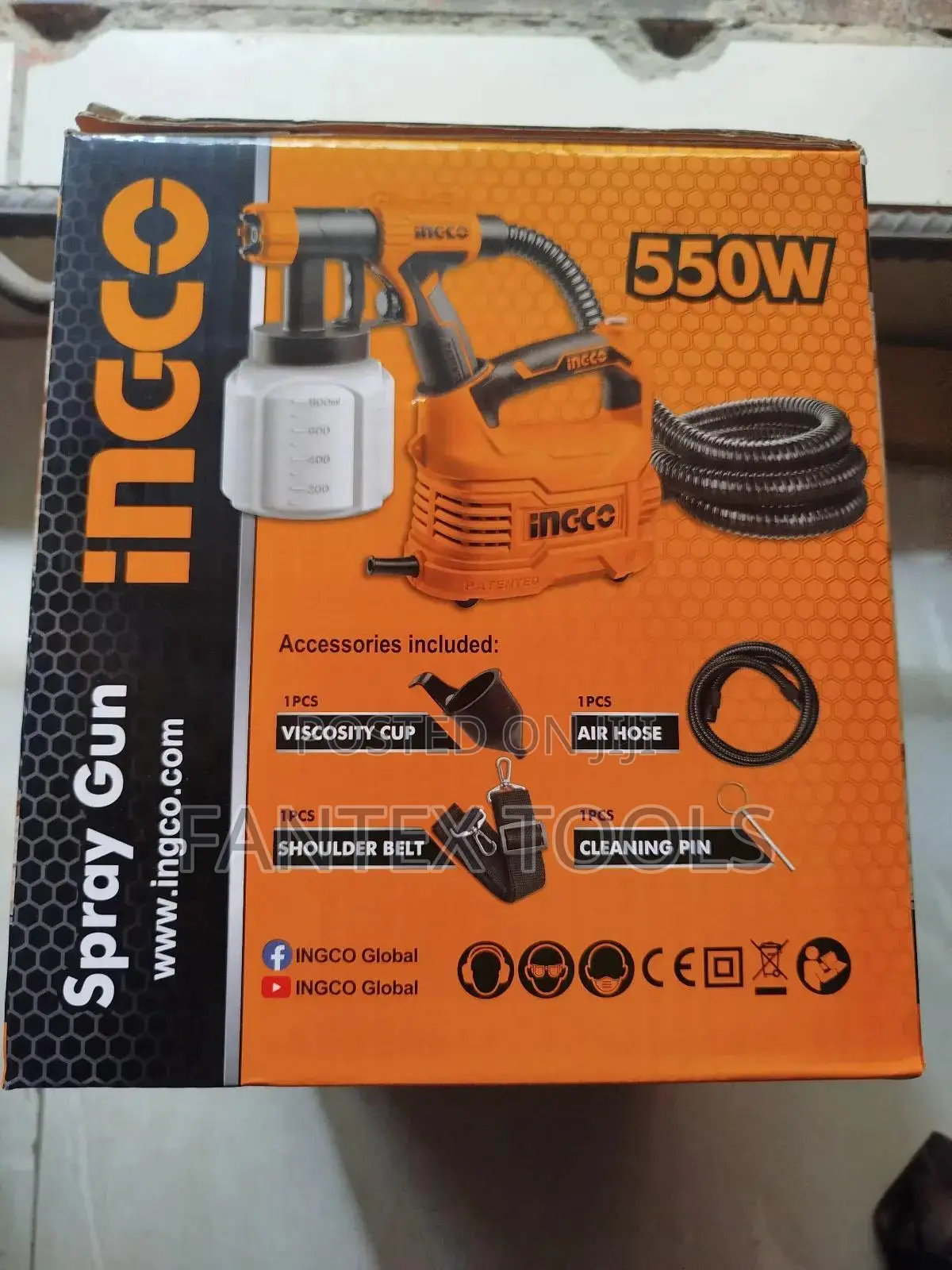 Spray Gun 550w