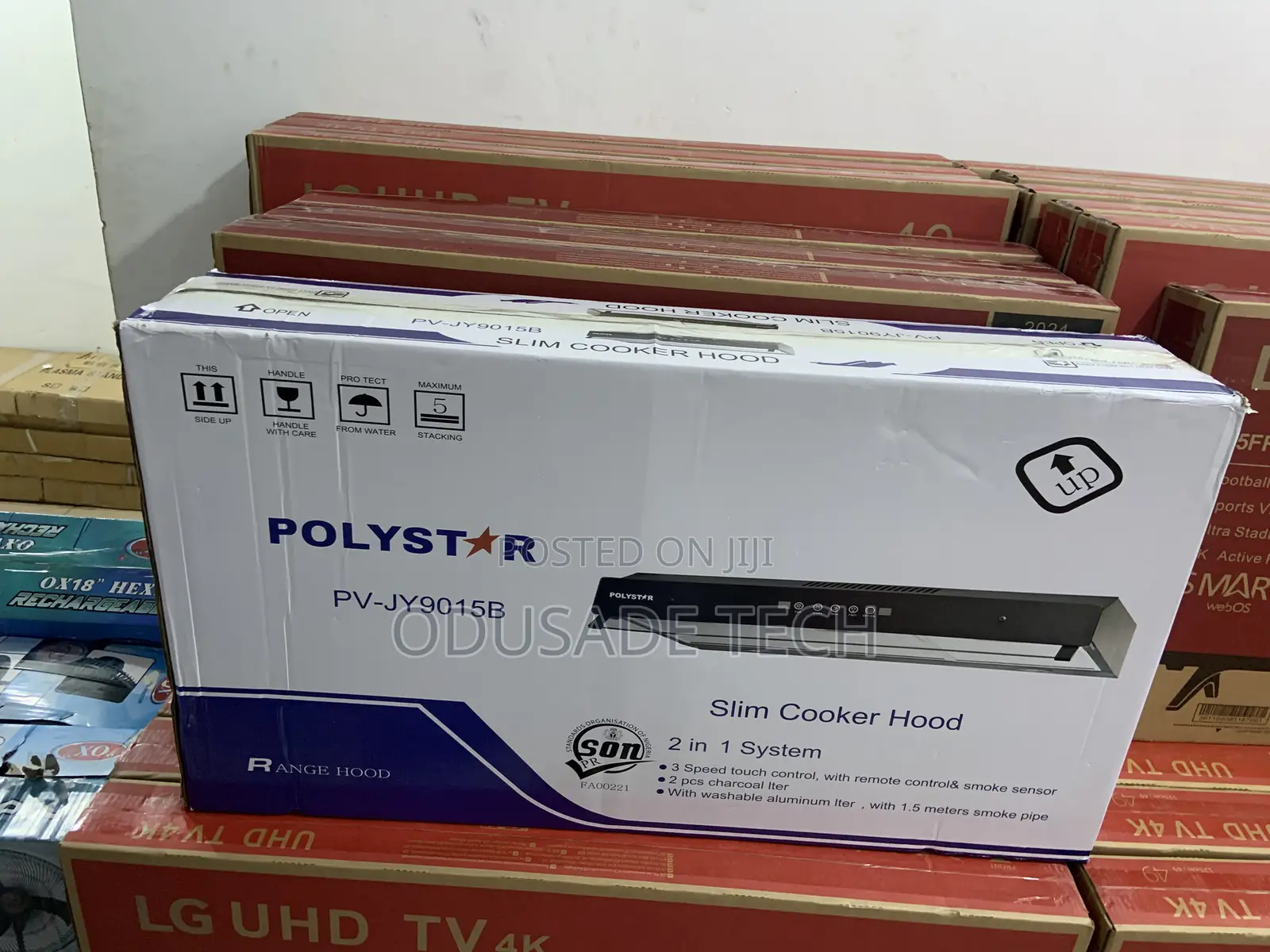 Effective Heat Extractor Polystar Slim Cooker Hood