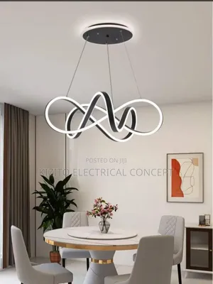 LED Minimalistic Wave Chandalier Pendant