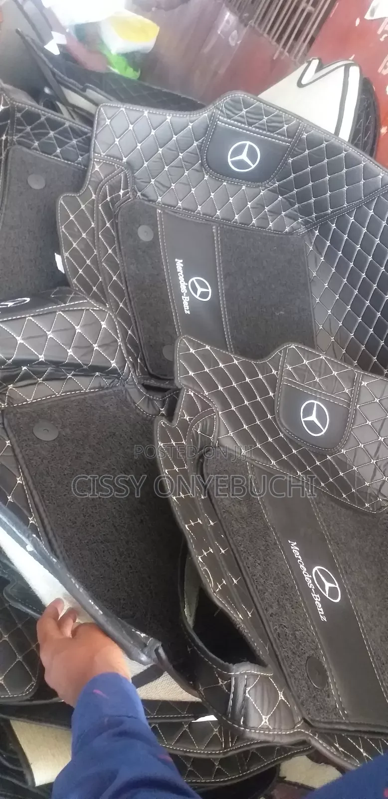Macerdez Benz Floor Mats With Rug