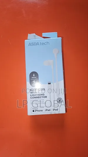 Photo - ASDA Tech Lightning Connector Earphones - White
